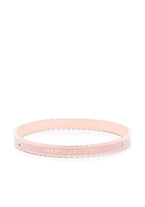 Pink and gold The Medallion Scalloped bangle - women - MARC JACOBS